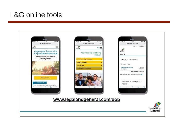 L&G online tools 