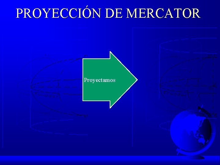 PROYECCIÓN DE MERCATOR Proyectamos 