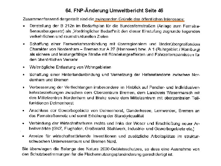 64. FNP-Änderung Umweltbericht Seite 46 