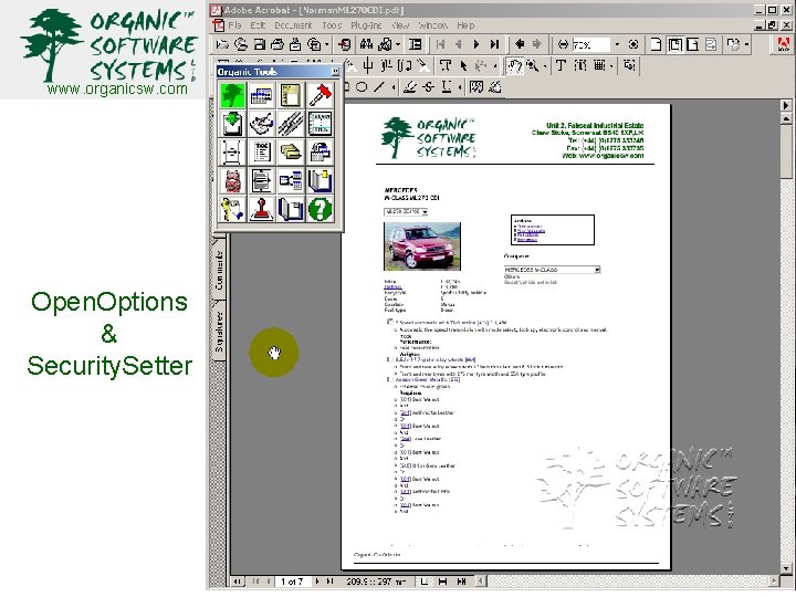 www. organicsw. com Open. Options & Security. Setter www. organicsw. com Open. Options & Security. Setter