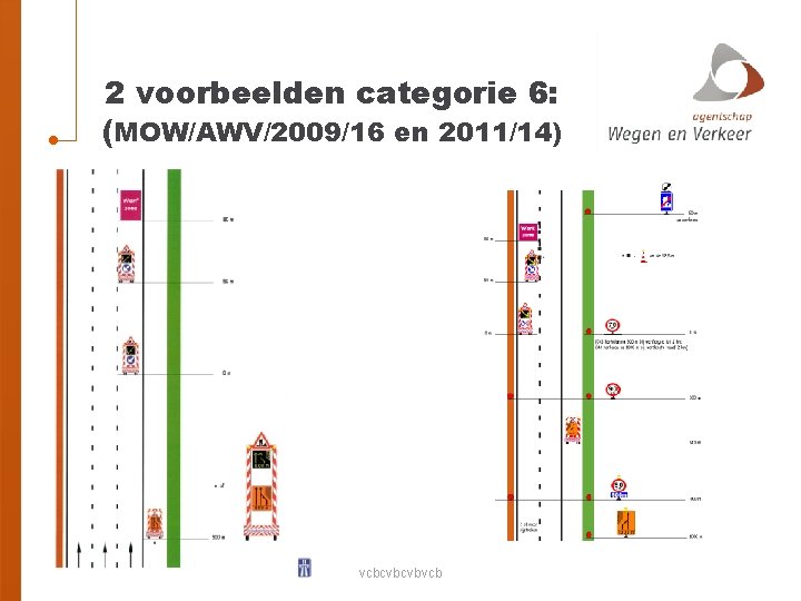 2 voorbeelden categorie 6: (MOW/AWV/2009/16 en 2011/14) vcbcvbcvbvcb 