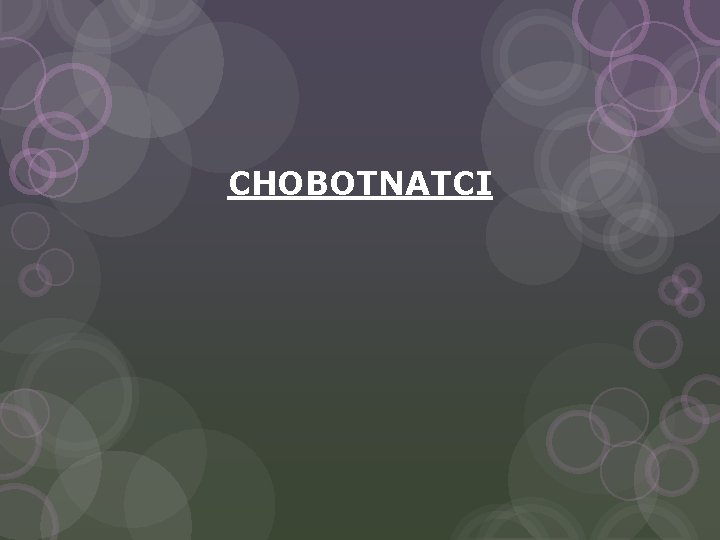 CHOBOTNATCI 