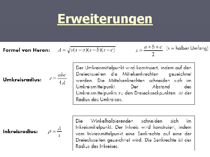 Erweiterungen 