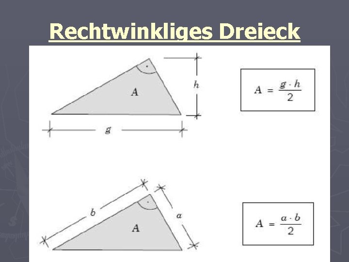 Rechtwinkliges Dreieck 