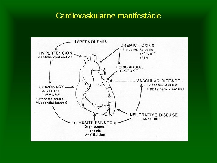 Cardiovaskulárne manifestácie 