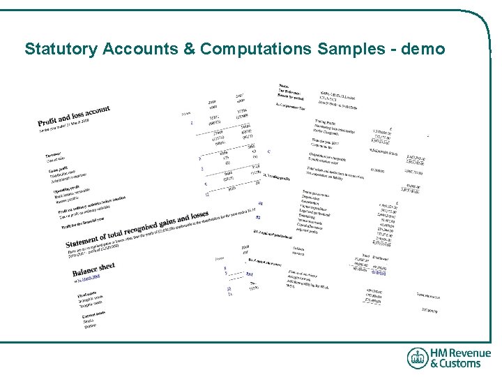 Statutory Accounts & Computations Samples - demo 
