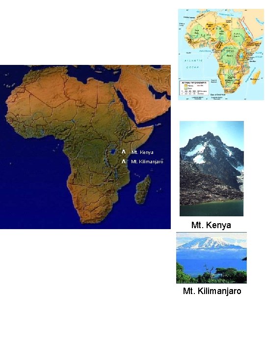 ^ ^ Mt. Kenya Mt. Kilimanjaro 