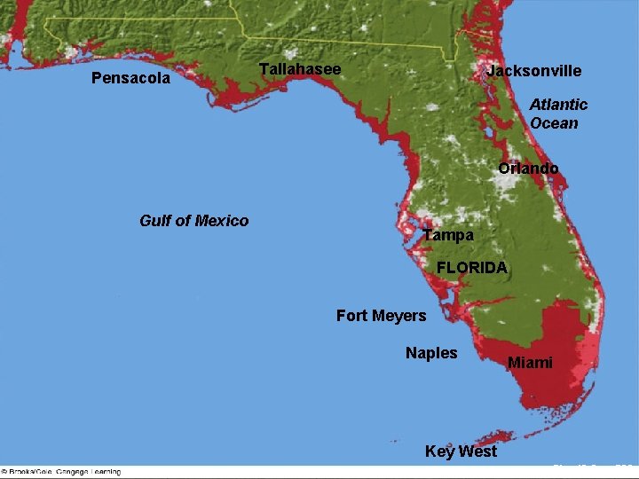 Pensacola Tallahasee Jacksonville Atlantic Ocean Orlando Gulf of Mexico Tampa FLORIDA Fort Meyers Naples