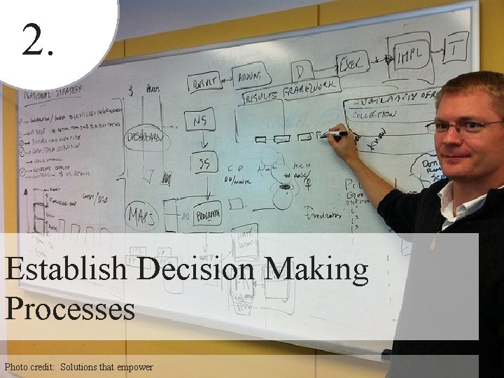 2. Establish Decision Making Processes Photo credit: Solutions that empower 