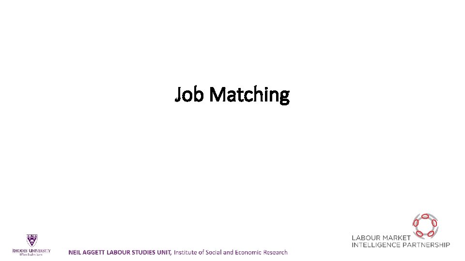Job Matching 