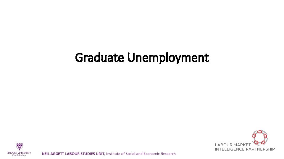 Graduate Unemployment 