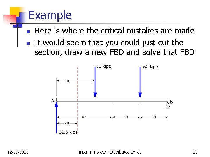 Example n n 12/11/2021 Here is where the critical mistakes are made It would Example n n 12/11/2021 Here is where the critical mistakes are made It would