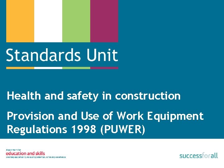 Back to menu Accidents COSHH Electricity Fire First Aid HASAWA Health and safety in