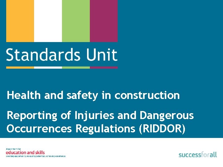 Back to menu Accidents COSHH Electricity Fire First Aid HASAWA Health and safety in