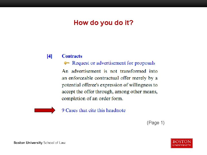 How do you do it? (Page 1) 