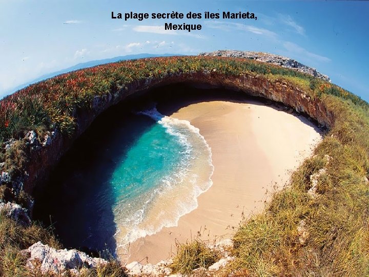 La plage secrète des îles Marieta, Mexique 