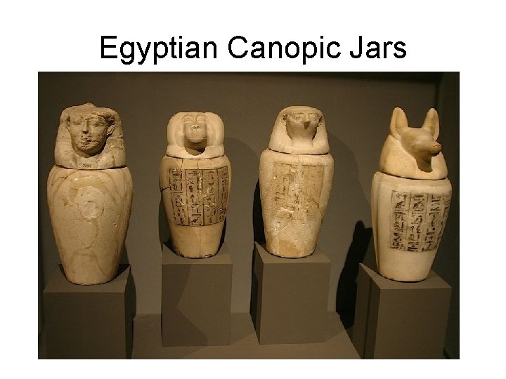 Egyptian Canopic Jars 