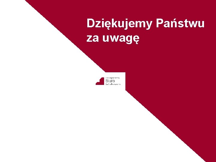 Dziękujemy Państwu za uwagę 