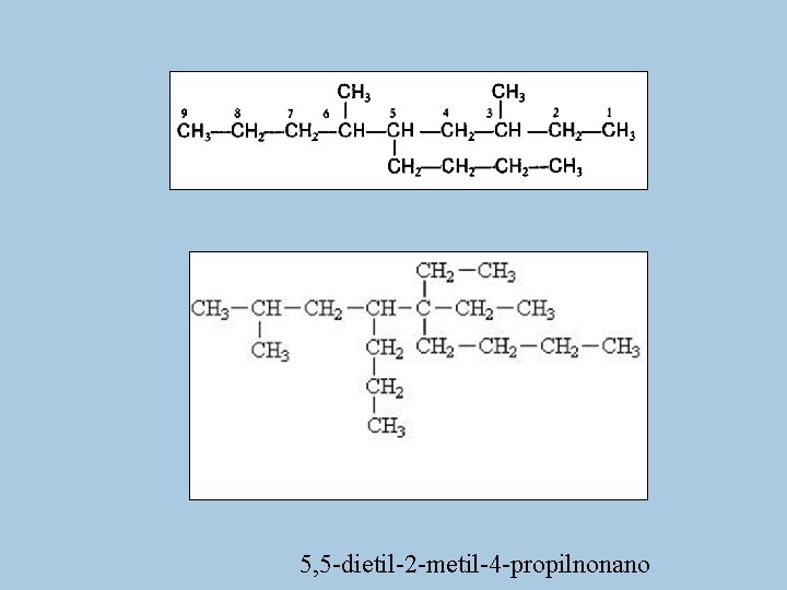 5, 5 -dietil-2 -metil-4 -propilnonano 