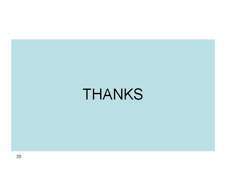 THANKS 35 