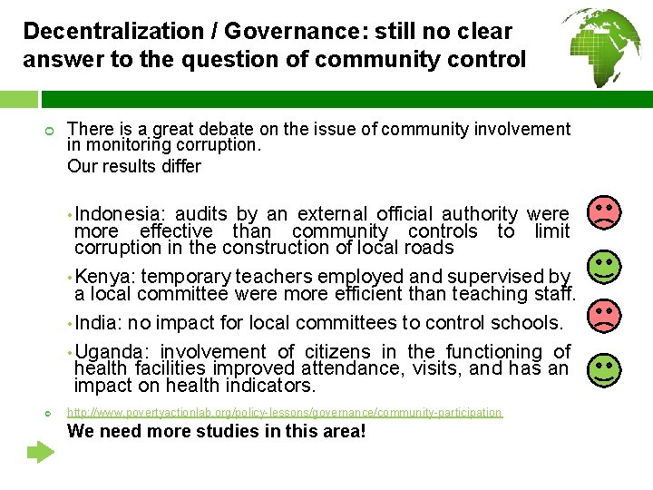 Decentralization / Governance: still no clear answer to the question of community control ¢