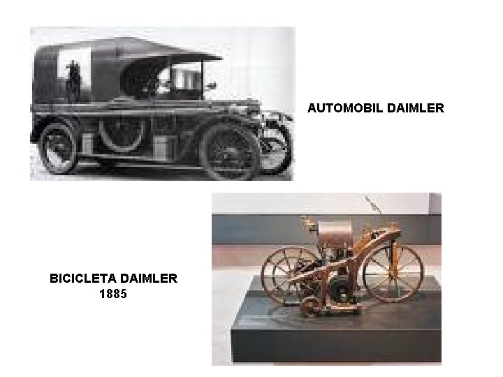 AUTOMOBIL DAIMLER BICICLETA DAIMLER 1885 
