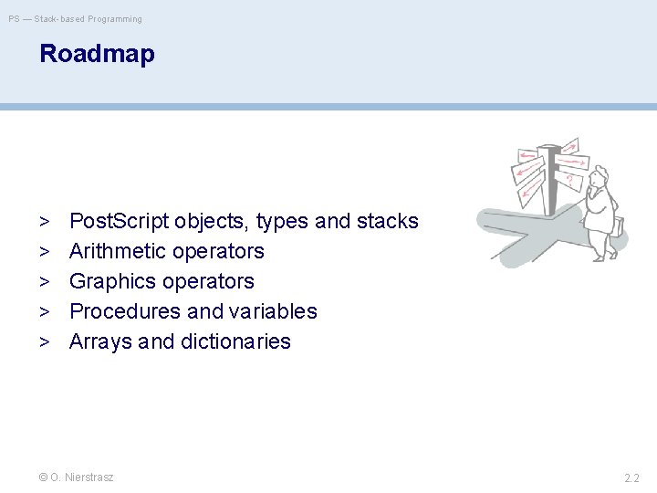 PS — Stack-based Programming Roadmap > Post. Script objects, types and stacks > Arithmetic