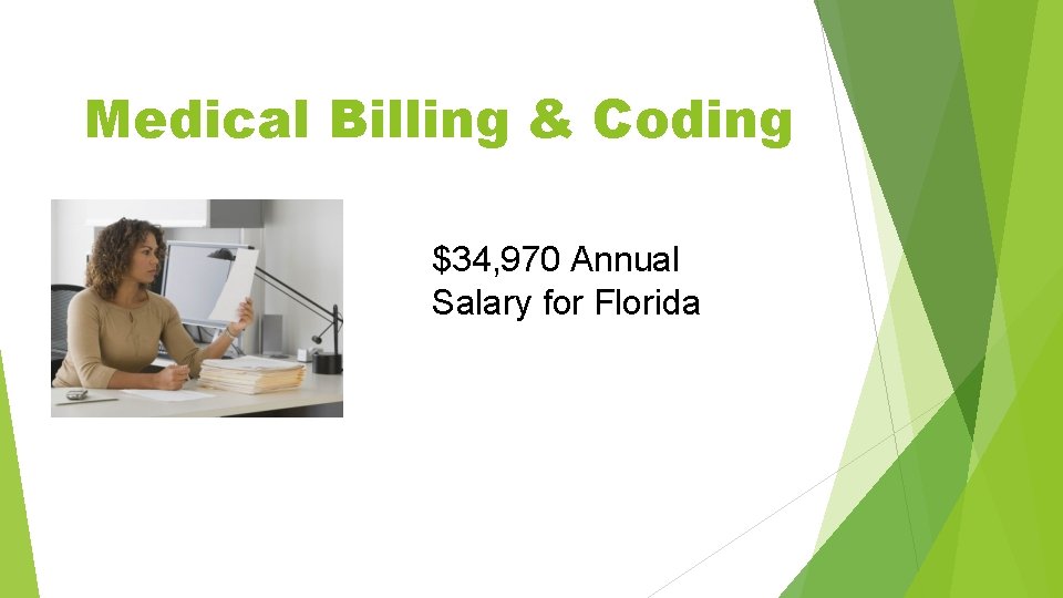 Medical Billing & Coding $34, 970 Annual Salary for Florida 