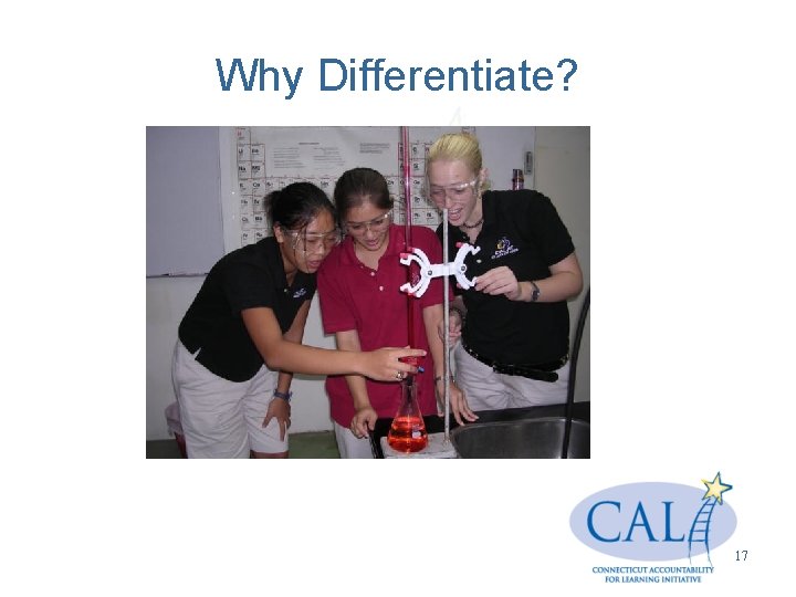 Why Differentiate? 17 