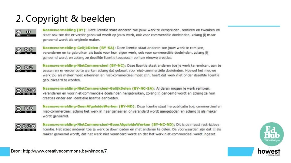 2. Copyright & beelden 