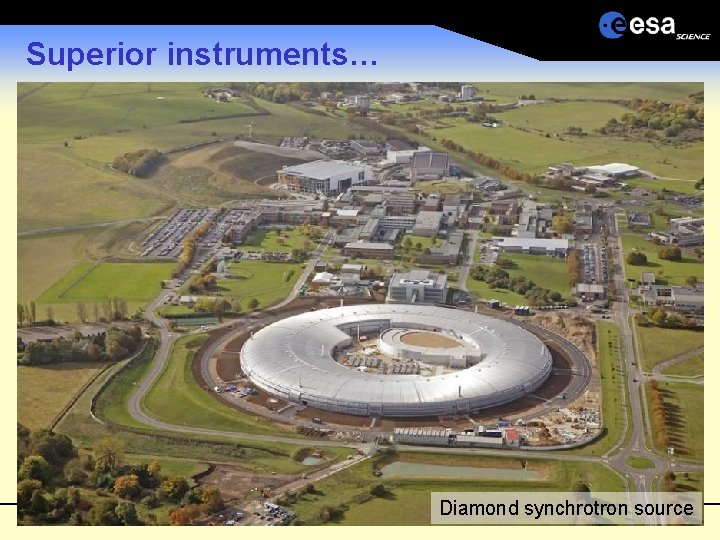Superior instruments… MMSR Diamond synchrotron source MMSR-RSSD-HO-001/1. 0 16 Jun 2011 