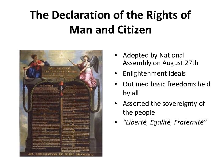 The Declaration of the Rights of Man and Citizen • Adopted by National Assembly
