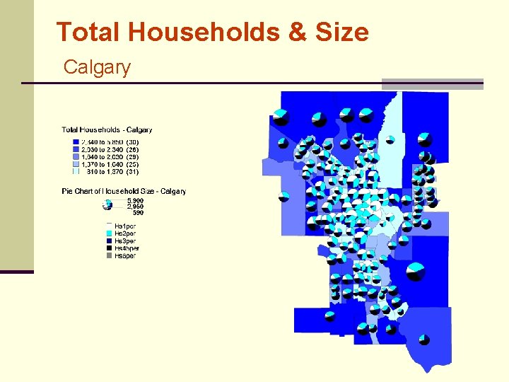 Total Households & Size Calgary 