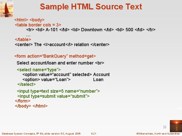 Sample HTML Source Text <html> <body> <table border cols = 3> <tr> <td> A-101