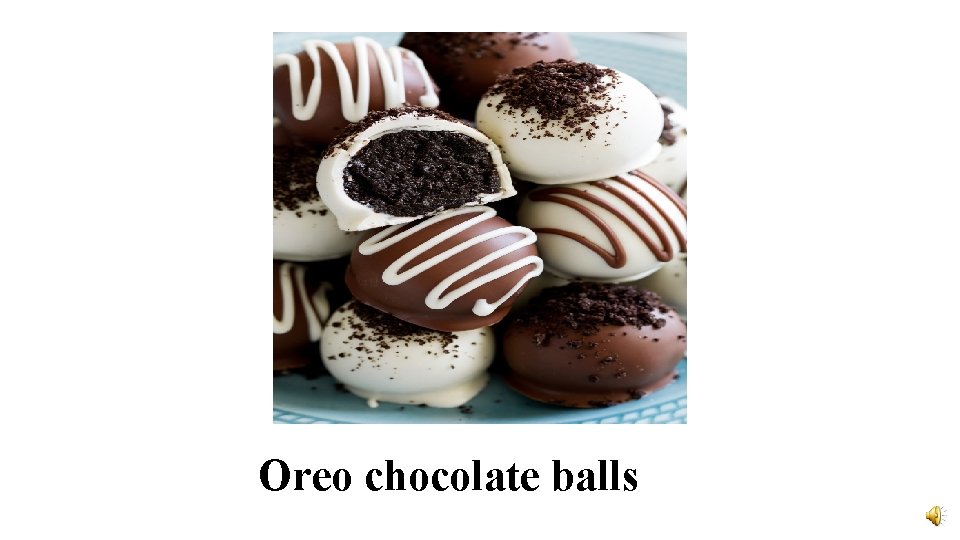 Oreo chocolate balls 