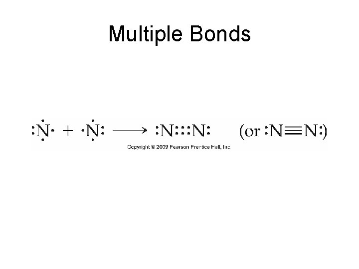 Multiple Bonds 