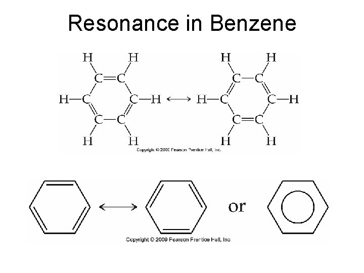 Resonance in Benzene 