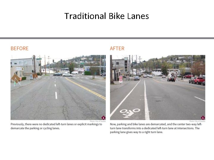 Traditional Bike Lanes 