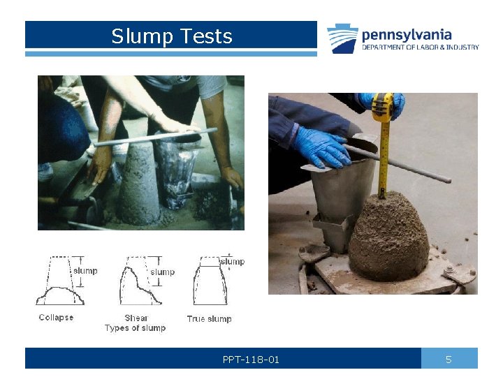 Slump Tests PPT-118 -01 5 