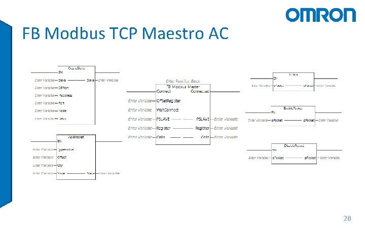 FB Modbus TCP Maestro AC 20 