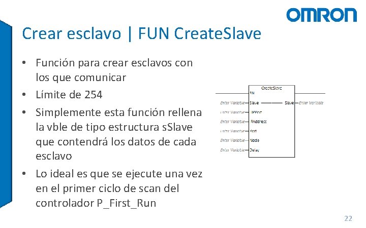 Crear esclavo | FUN Create. Slave • Función para crear esclavos con los que