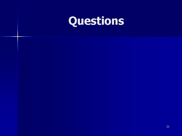 Questions 22 