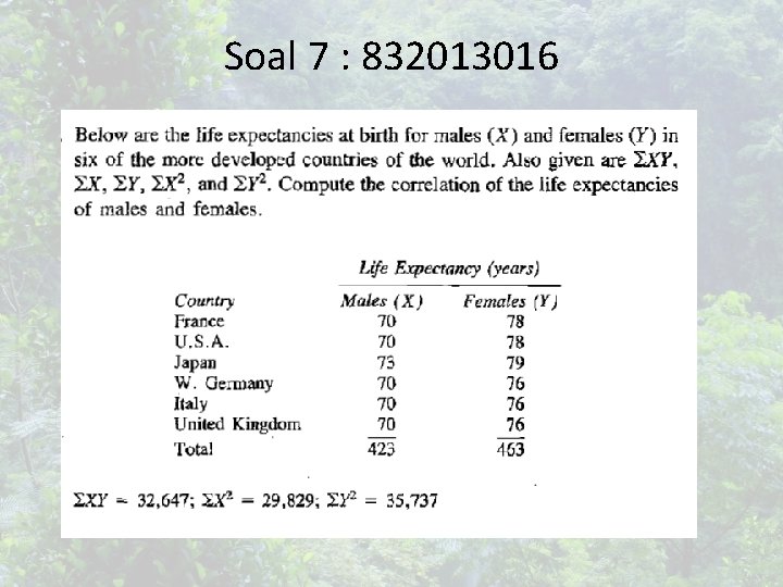 Soal 7 : 832013016 