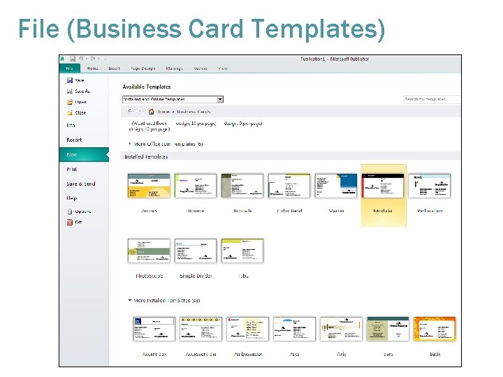 File (Business Card Templates) 