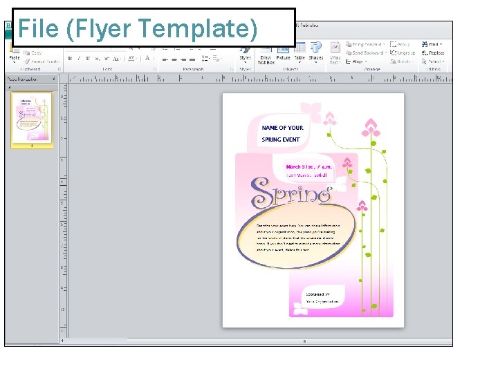 File (Flyer Template) 