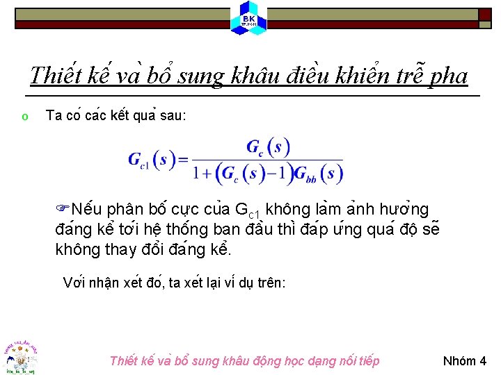 Thiê t kê va bô sung khâu điê u khiê n trê pha o