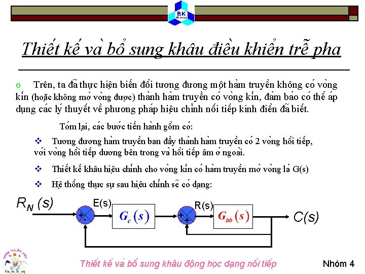 Thiê t kê va bô sung khâu điê u khiê n trê pha o