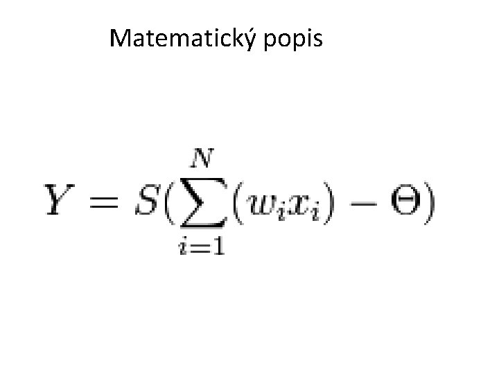 Matematický popis 