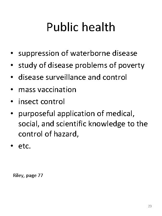 Public health suppression of waterborne disease study of disease problems of poverty disease surveillance