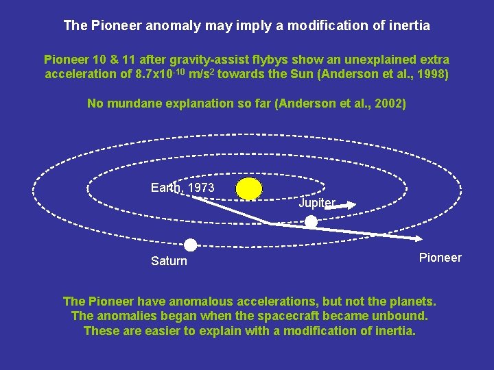 The Pioneer anomaly may imply a modification of inertia Pioneer 10 & 11 after